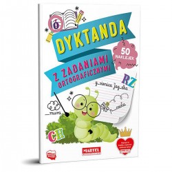 753631 MARTEL DYKTANDA Z ZADANIAMI ORTOGRAFICZNYMI + NAKLEJKI