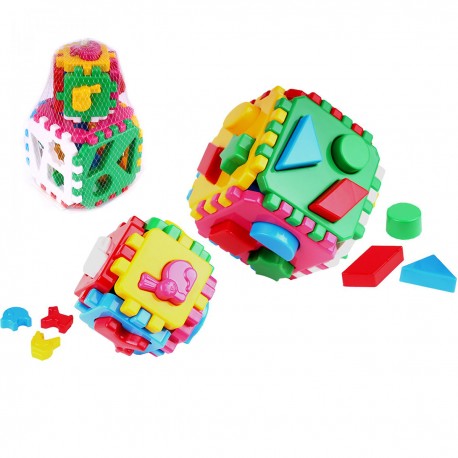 601899 KOSTKA EDUKACYJNA SORTER DUŻA + MAŁA TECHNOK