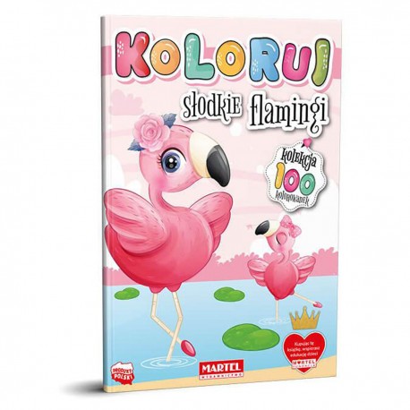 322423 MARTEL KOLOROWANKA KOLEKCJA KOLORUJ - SŁODKIE FLAMINGI