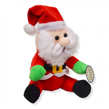 150714 SD PLUSZAK PLUSZOWY MIKOŁAJ ZIELONE RĘKAWICZKI 20 cm