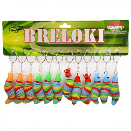 449913 BRELOK ŚLIMAK KOLOROWY RUCHOMY