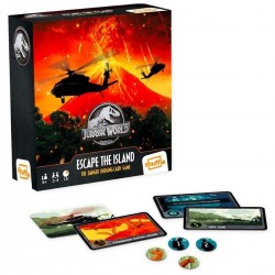 101341 SHUFFLE GRA JURASSIC PARK UCIECZKA Z WYSPY