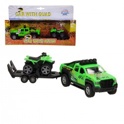 371725 AUTO Z QUADEM NA PRZYCZEPIE OFF-ROAD ŚW/DŹ