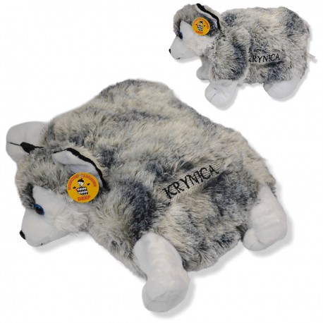 236973 PLUSZOWY PIES PODUSZKA HUSKY 50/35 - KRYNICA
