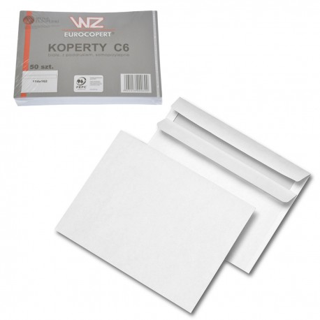 000699 KOPERTA C6 BIAŁA 50 szt.
