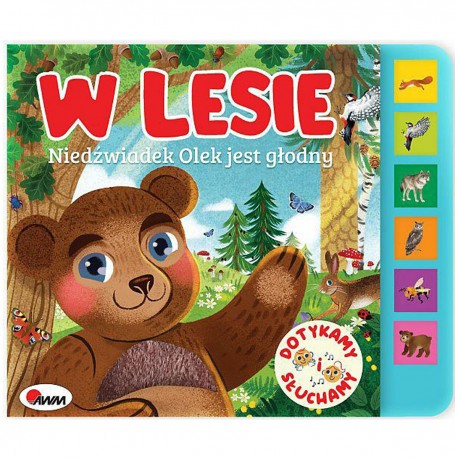 812139 KSIĄŻECZKA DOTYKAMY I SŁUCHAMY W LESIE