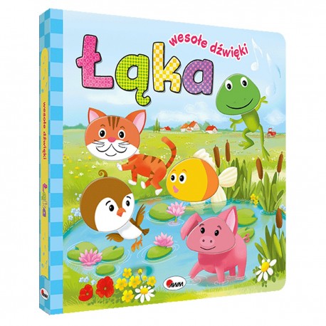 812511 KSIĄŻECZKA WESOŁE DŹWIĘKI ŁĄKA