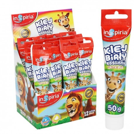 005839 INSPIRIA KLEJ BIAŁY ROŚLINNY 50g