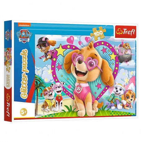 16418 TREFL PUZZLE 100 el. PSI PATROL W BLASKU NIEBA