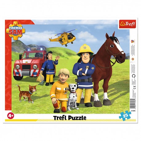 31393 TREFL PUZZLE RAMKOWE 25 STRAŻAK SAM ZAWSZE NA STRAŻY