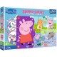 42003 TREFL PUZZLE 15 el POZNAJ ŚWINKĘ PEPPĘ SUPER GIANT