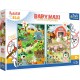 43000 TREFL PUZZLE 2w1 POZNAJ BOBASKI BABY MAXI