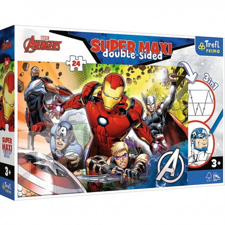 41007 TREFL PUZZLE 24 el SILNI AVENGERSI SUPER MAXI