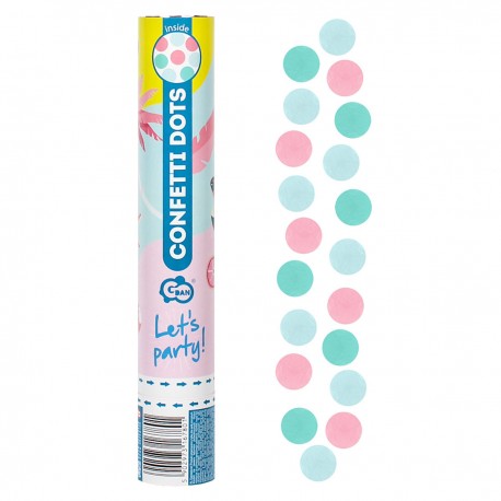 167801 KONFETTI PNEUMATYCZNE PASTELOWE KÓŁECZKA