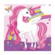 937600 SERWETKI TĘCZOWY JEDNOROŻEC 20szt