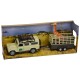 284438 AUTO LAND ROVER Z PRZYCZEPĄ i ŻYRAFĄ