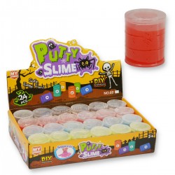 106179 MASA KINETYCZNA GLUT GADŻET ŻELOWY SLIME W SŁOIKU