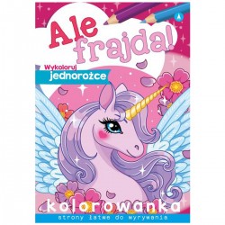 075175 SKRZAT KOLOROWANKA ALE FRAJDA! WYKOLORUJ JEDNOROŻCE