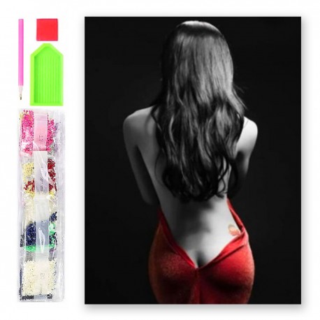 063052 HAFT DIAMENTOWY MOZAIKA 40x30 AKT KOBIETA