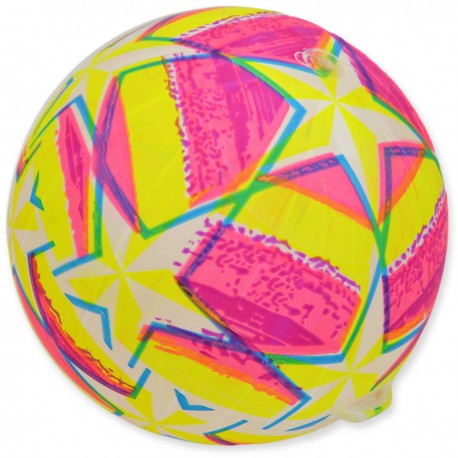 077264 PIŁKA GUMOWA ŚWIECĄCA NA SPRĘŻYNIE 20cm