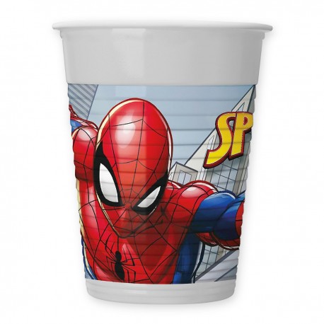 948415 KUBECZKI SPIDER-MAN 200 ML 8 SZT GODAN