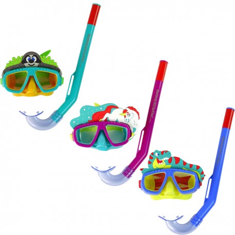 BESTWAY 24059 MASKA Z RURKĄ DLA DZIECI DO PŁYWANIA ZWIERZĘTA