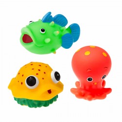 503A TULLO ZABAWKA ZWIERZĄTKA MORSKIE DO KĄPIELI W WANIENCE 3 SZT.