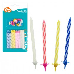 961842 URODZINY ŚWIECZKI MAŁE 24 szt. GODAN