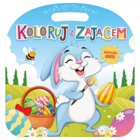 753723 MARTEL KOLORUJ Z ZAJĄCEM KOLOROWANKA Z NAKLEJKAMI