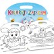 753723 MARTEL KOLORUJ Z ZAJĄCEM KOLOROWANKA Z NAKLEJKAMI