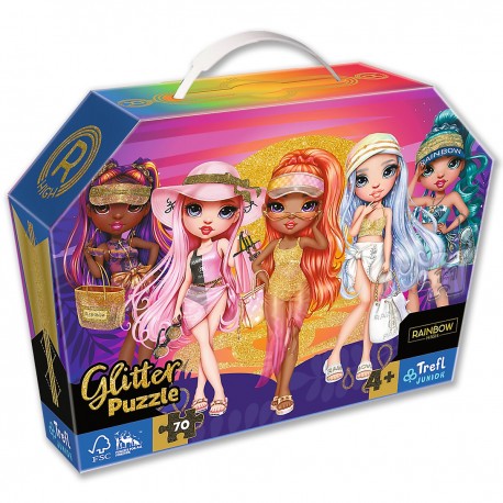 53020 TREFL PUZZLE 70el BROKATOWE LALECZKI GLITTER BROKATOWE