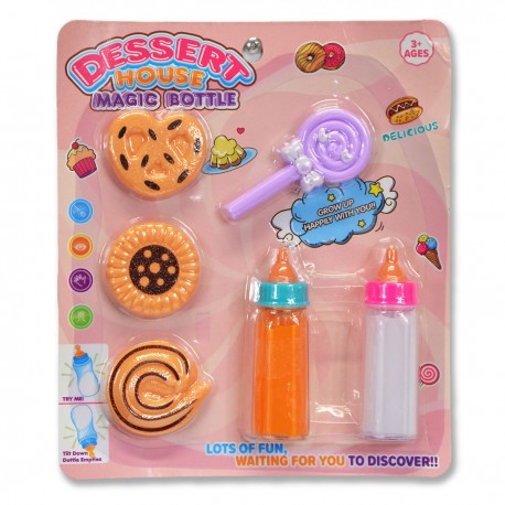 617958 ZESTAW DO KARMIENIA MINI ZNIKAJĄCE MLEKO + AKCESORIA