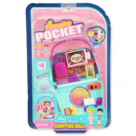 610706 ŚWIECĄCA TOREBKA DOMEK z DŹWIEKIEM