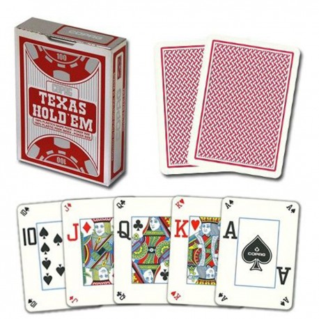 640575 COPAG PEEK INDEX KARTY DO GRY POKER CZERWONE