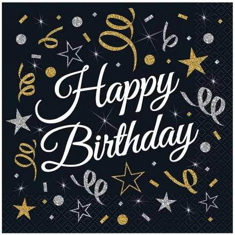 152555 SERWETKI B&C HAPPY BIRTHDAY 20szt GODAN