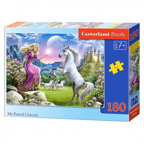 018024 CASTORLAND PUZZLE 180el MÓJ PRZYJACIEL JENDOROŻEC