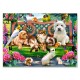 018444 CASTORLAND PUZZLE 180el ZWIERZAKI W PARKU