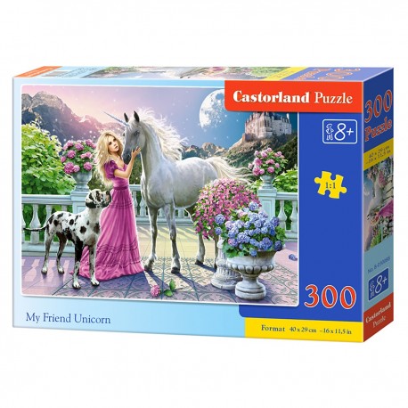8030088 CASTORLAND PUZZLE 300el MÓJ PRZYJACIEL JEDNOROŻEC