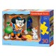003730 CASTORLAND PUZZLE 30el KOT W BUTACH