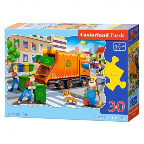 003778 CASTORLAND PUZZLE 30el ŚMIECIARKA