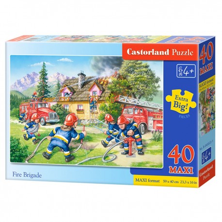 8040025 CASTORLAND PUZZLE 40el STRAŻ POŻARNA