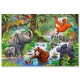 040315 CASTORLAND PUZZLE 40el ZWIERZĘTA W DŻUNGLI