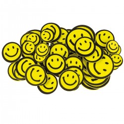 680822 NAKLEJKI Z PIANKI - BUŹKI 20-40 mm 54 szt. BREWIS