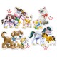 004218 CASTORLAND PUZZLE 4w1 ZWIERZĘTA Z DZIEĆMI