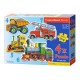 004256 CASTORLAND PUZZLE 4w1 POJAZDY