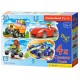 043057 CASTORLAND PUZZLE 4w1 JAZDA DLA ZABAWY