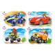 043057 CASTORLAND PUZZLE 4w1 JAZDA DLA ZABAWY