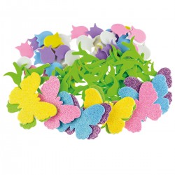 682451 NAKLEJKI Z PIANKI - ŁĄKA 20-50 mm 92 szt. BREWIS