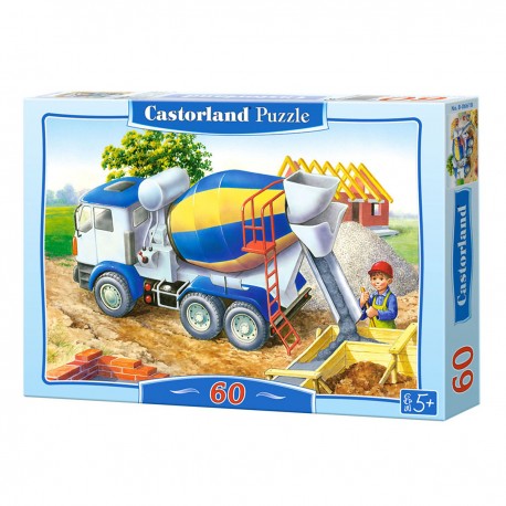 006618 CASTORLAND PUZZLE 60 EL PLAC BUDOWY