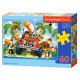 006793 CASTORLAND PUZZLE 60 EL PLUSZAKI NA SAFARI